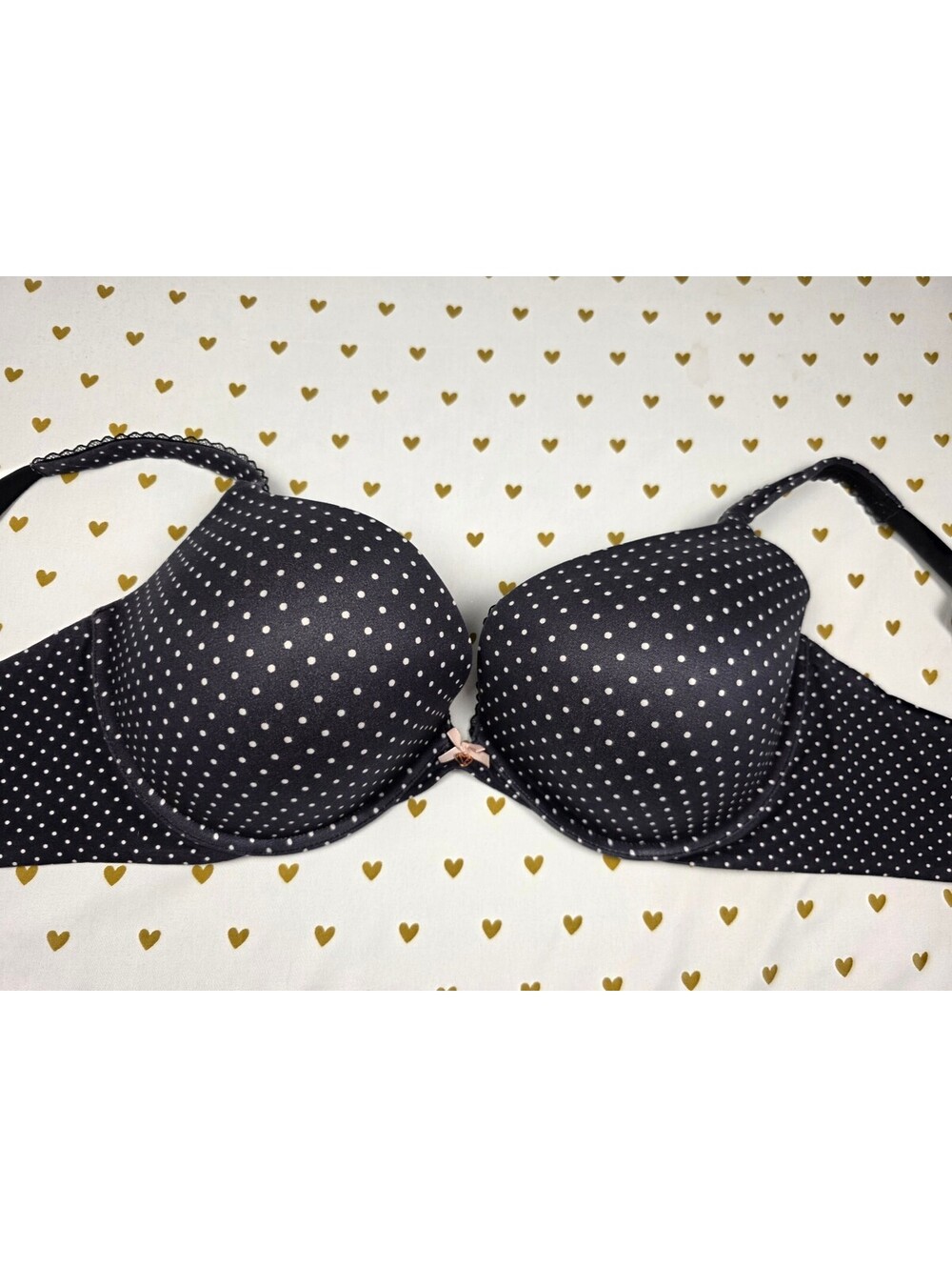 Victorias Secret Polka Dot Push Up Bra 40D